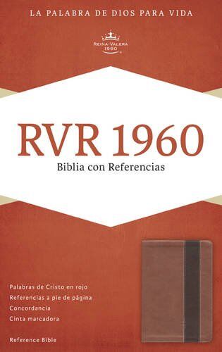 Biblia RVR 1960 con Referencias | Piel Marron/Cobre |