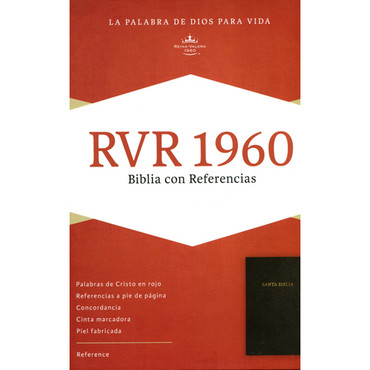 Biblia con Referencias RVR 1960 (Piel fabricada)