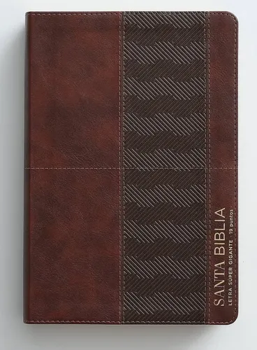 Santa Biblia RVR1960: Letra Súper Gigante 19 pts. (Tapa Café)